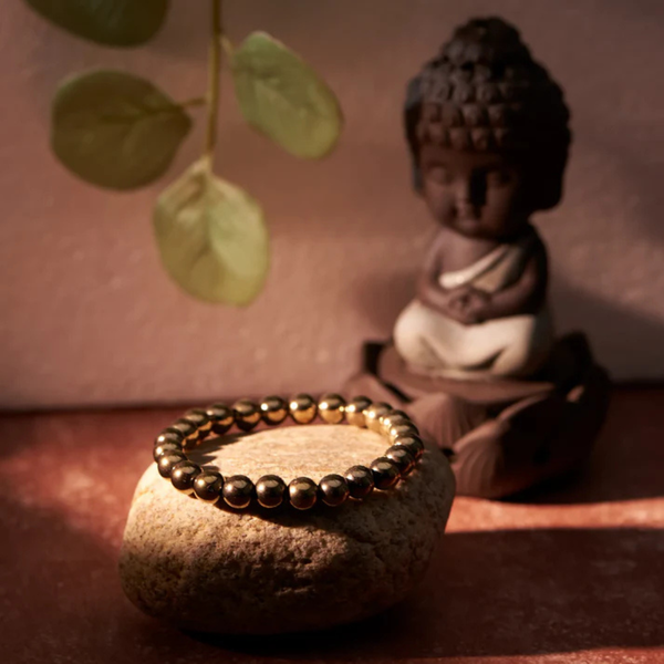 NATURAL PYRITE STONE BRACELET