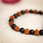 Karungali Rudraksha Bracelet