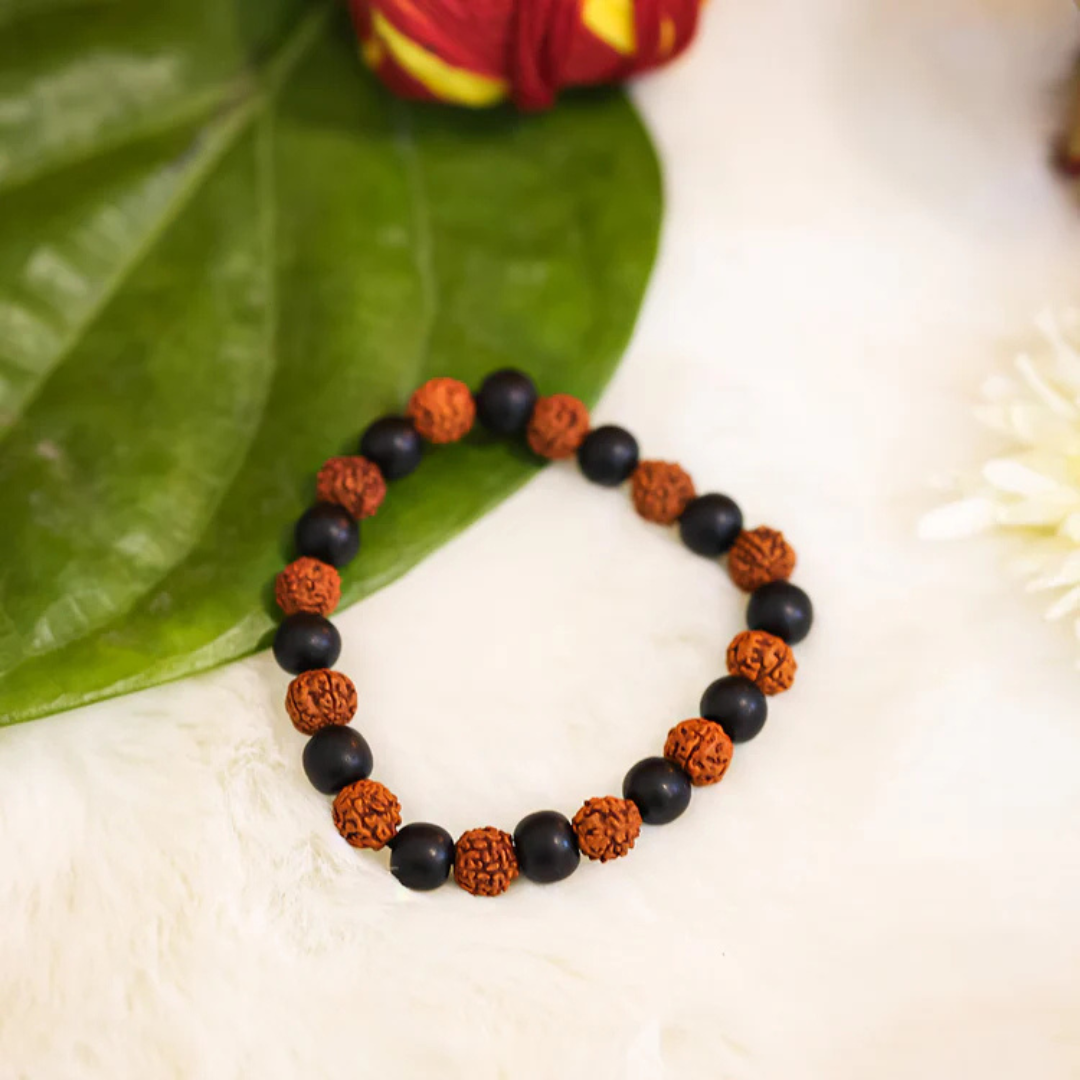 Karungali Rudraksha Bracelet